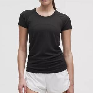Lululemon Swiftly Tech Short-Sleeve T-Shirt 2.0 Hip Length Black 10